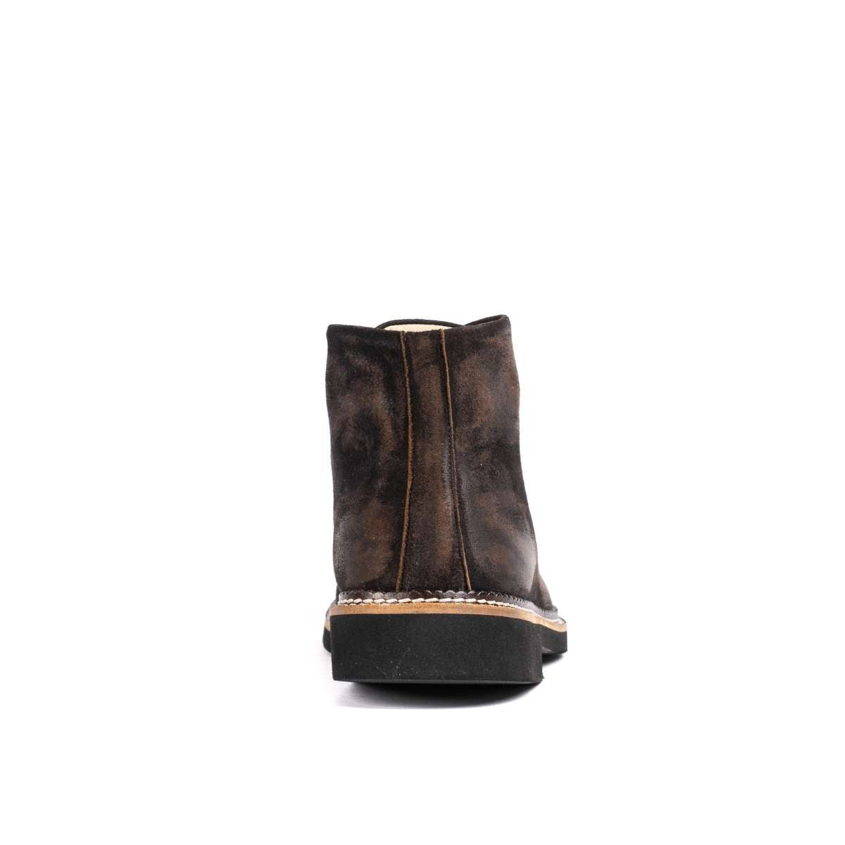 Brown Leather High Ankle Boots – Classic Finish