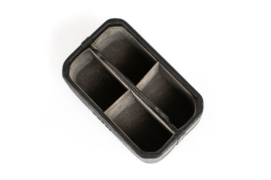 A Leather Table Organiser