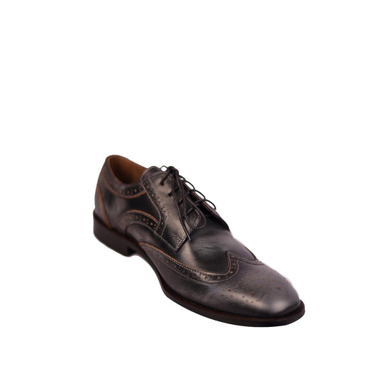 Elegant Black Leather Dress Shoes for Men