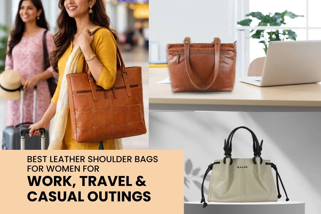 Best Leather Shoulder Bags for Women for Work, Travel & Casual Outings