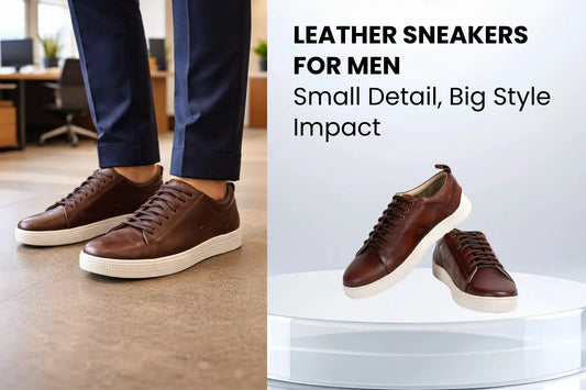 Leather Sneakers for Men: Small Detail, Big Style Impact