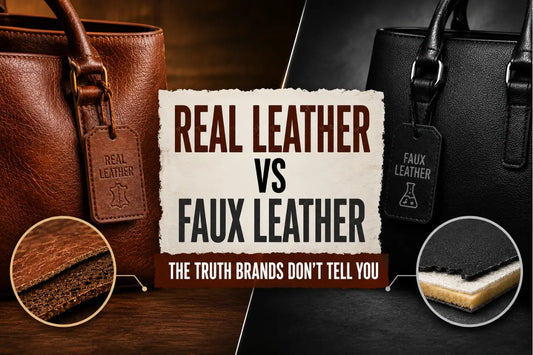 Real Leather vs Faux Leather: The Truth Brands Don’t Tell You