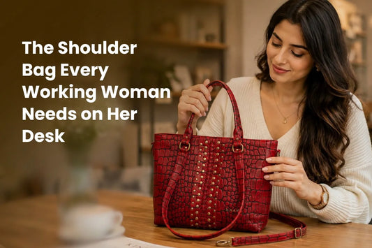 The Shoulder Bag Every Working Woman Needs on Her Desk