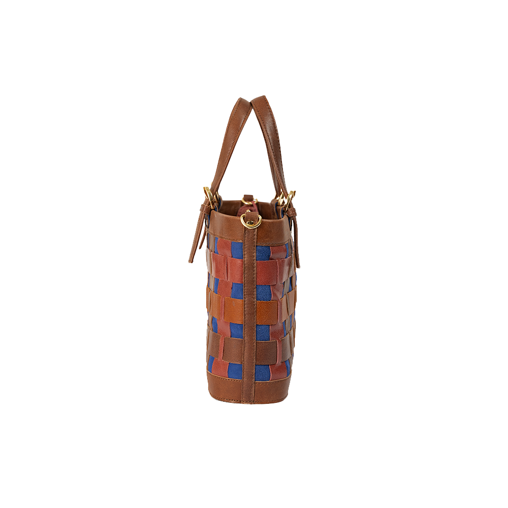 Mini Voyager Leather Tote