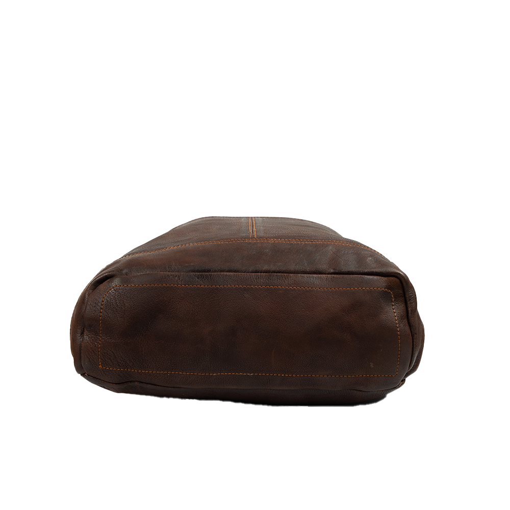 Mini Leather Canvas Backpack