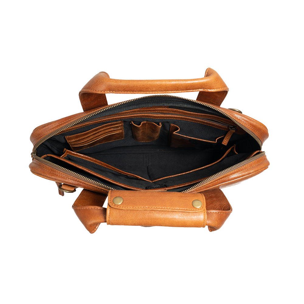 Crusader Leather Laptop Bag