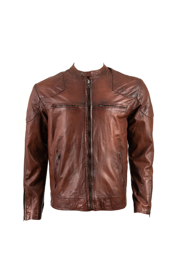 Get Bordo Leather Jacket Unmatched Style and Comfort – HAANS
