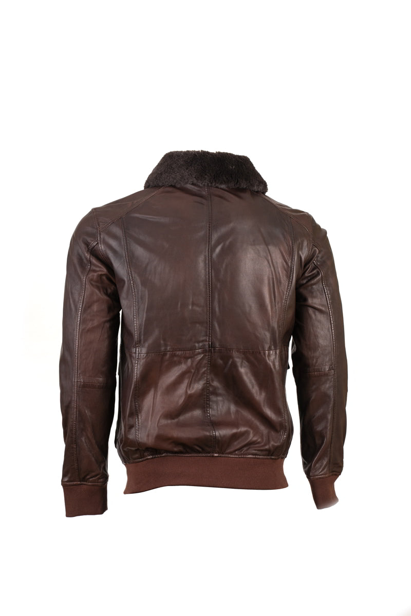 Aviator Jacket Schoko Brown