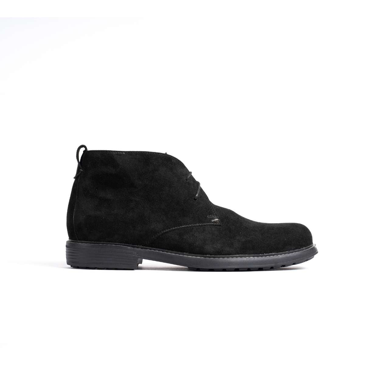 Black Suede Leather Boots