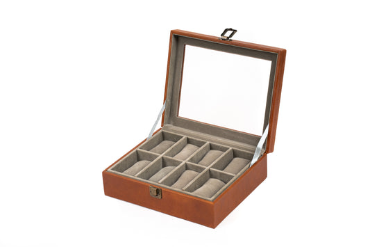 Executive Leather Watch Box
