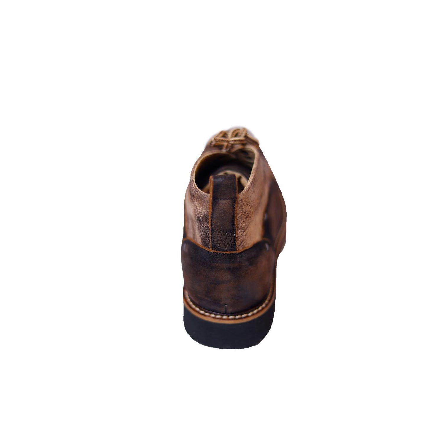 Boot in Leather with Classic Brown Finish