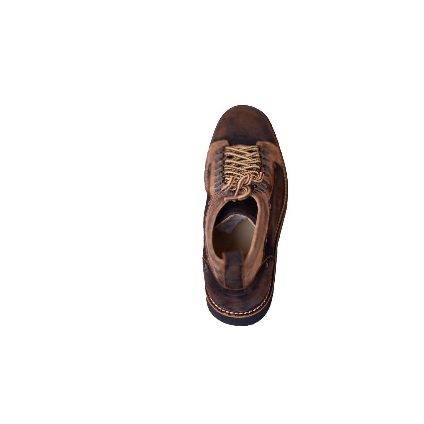 Boot in Leather with Classic Brown Finish
