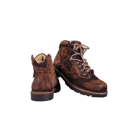 Brown Leather Ankle Boot