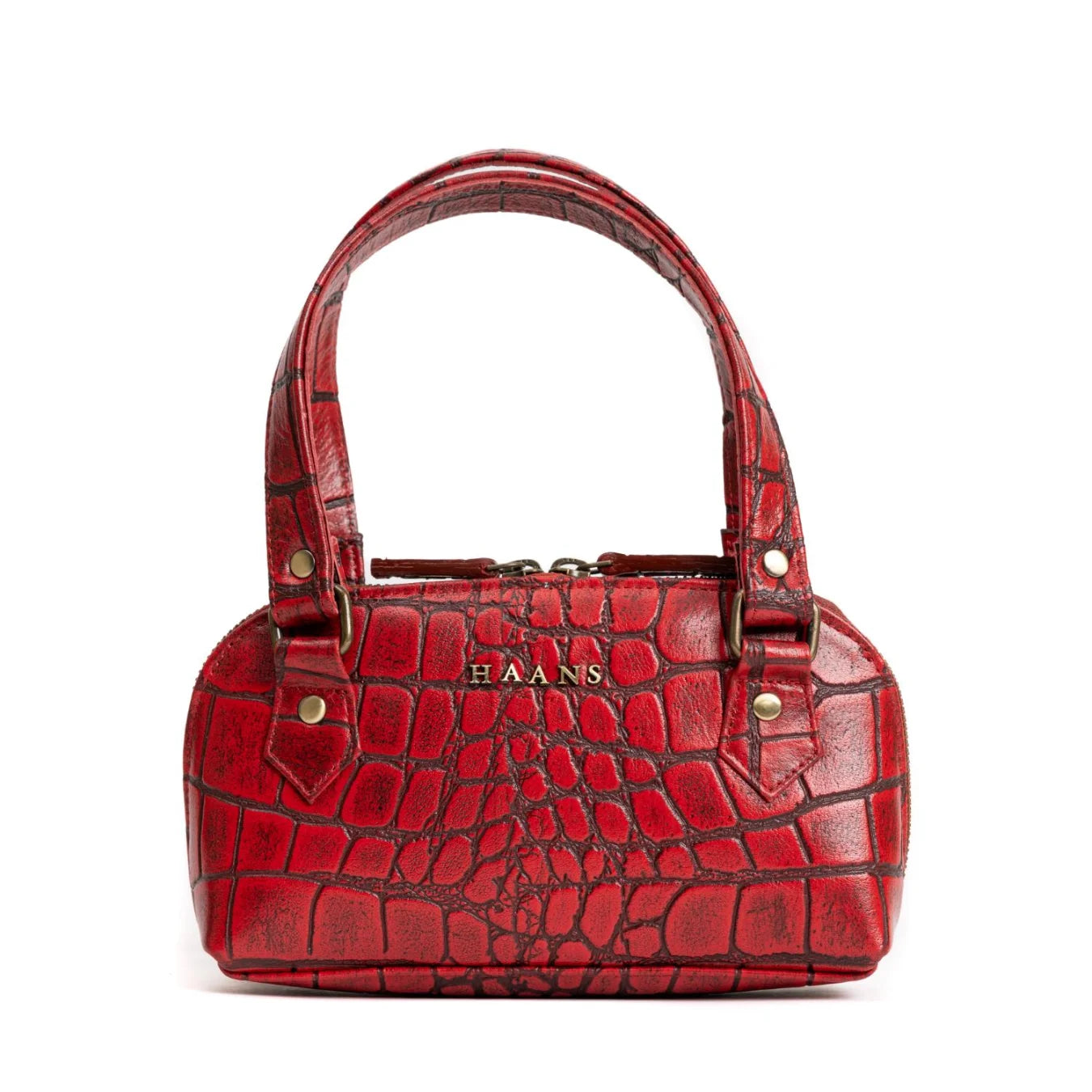 Isabella Croco Red Mini Bag