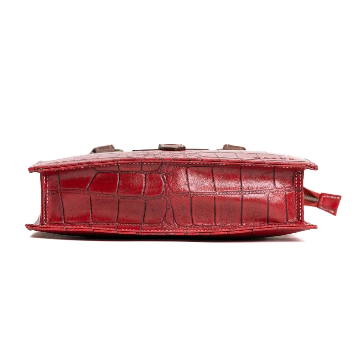 Fiery Red Shoulder Tote Bag