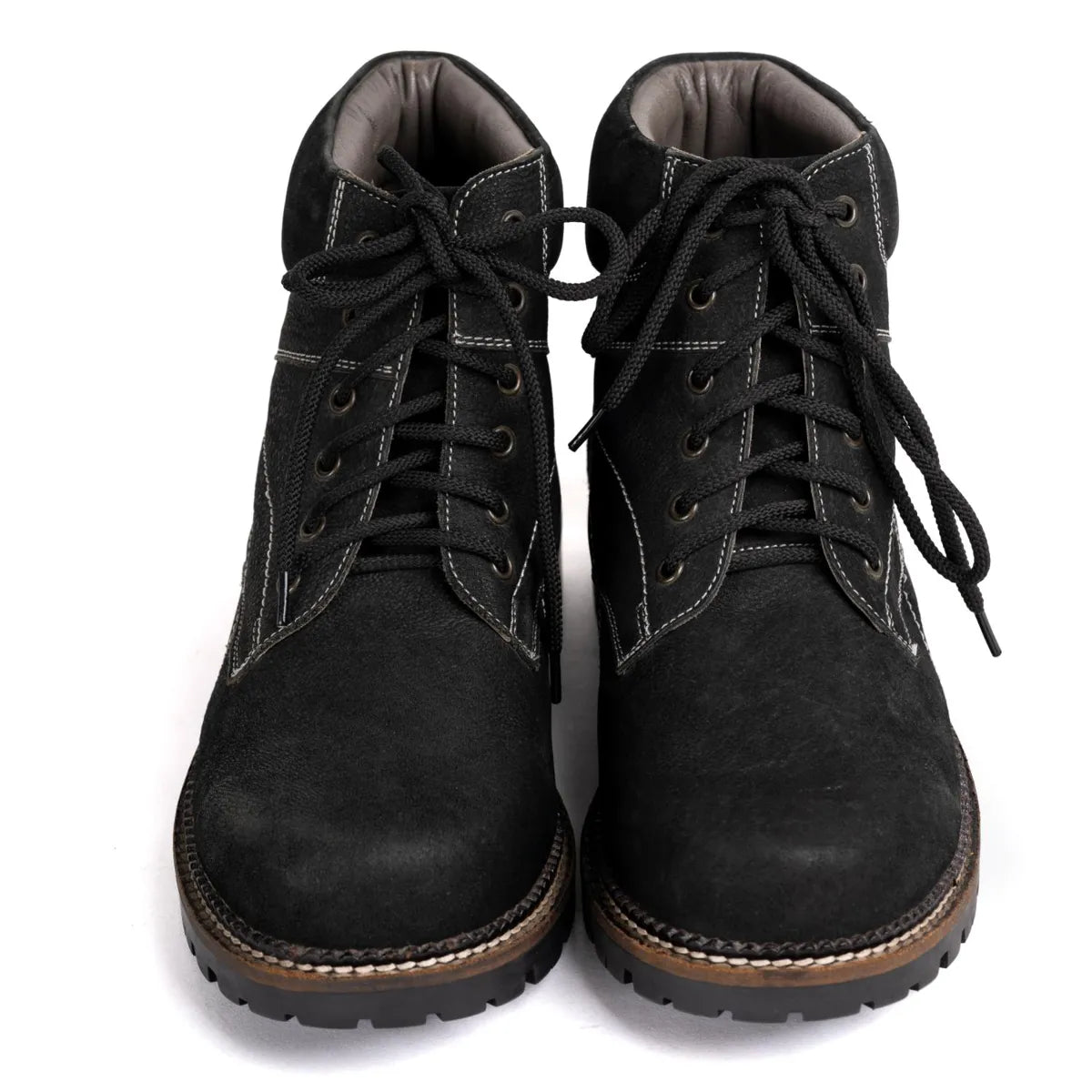 Men's lace-up Leather Ankle Boots