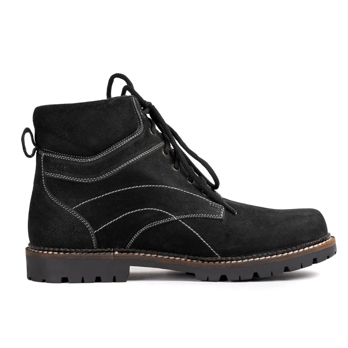 Men's lace-up Leather Ankle Boots