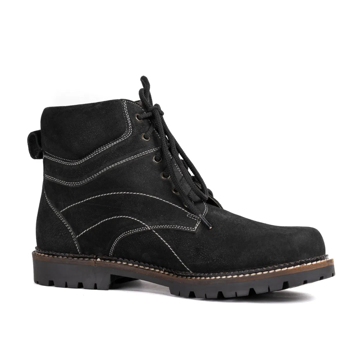 Men's lace-up Leather Ankle Boots