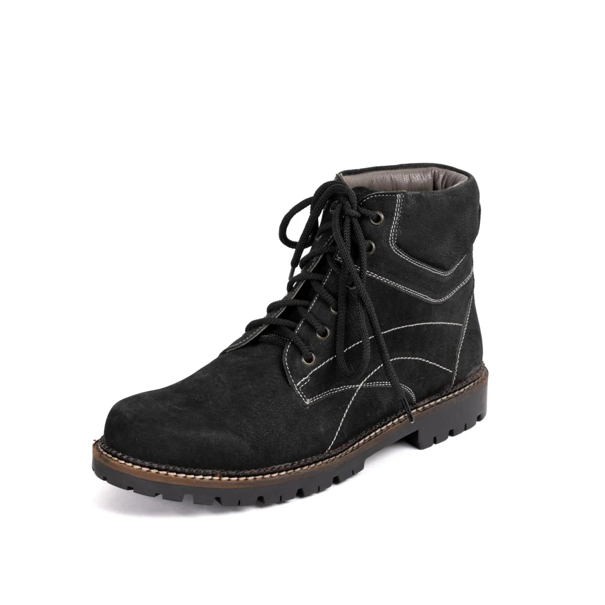 Men's lace-up Leather Ankle Boots