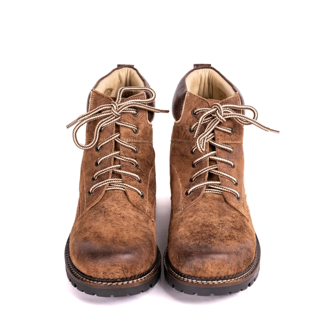 Men's lace-up Leather Ankle Boots
