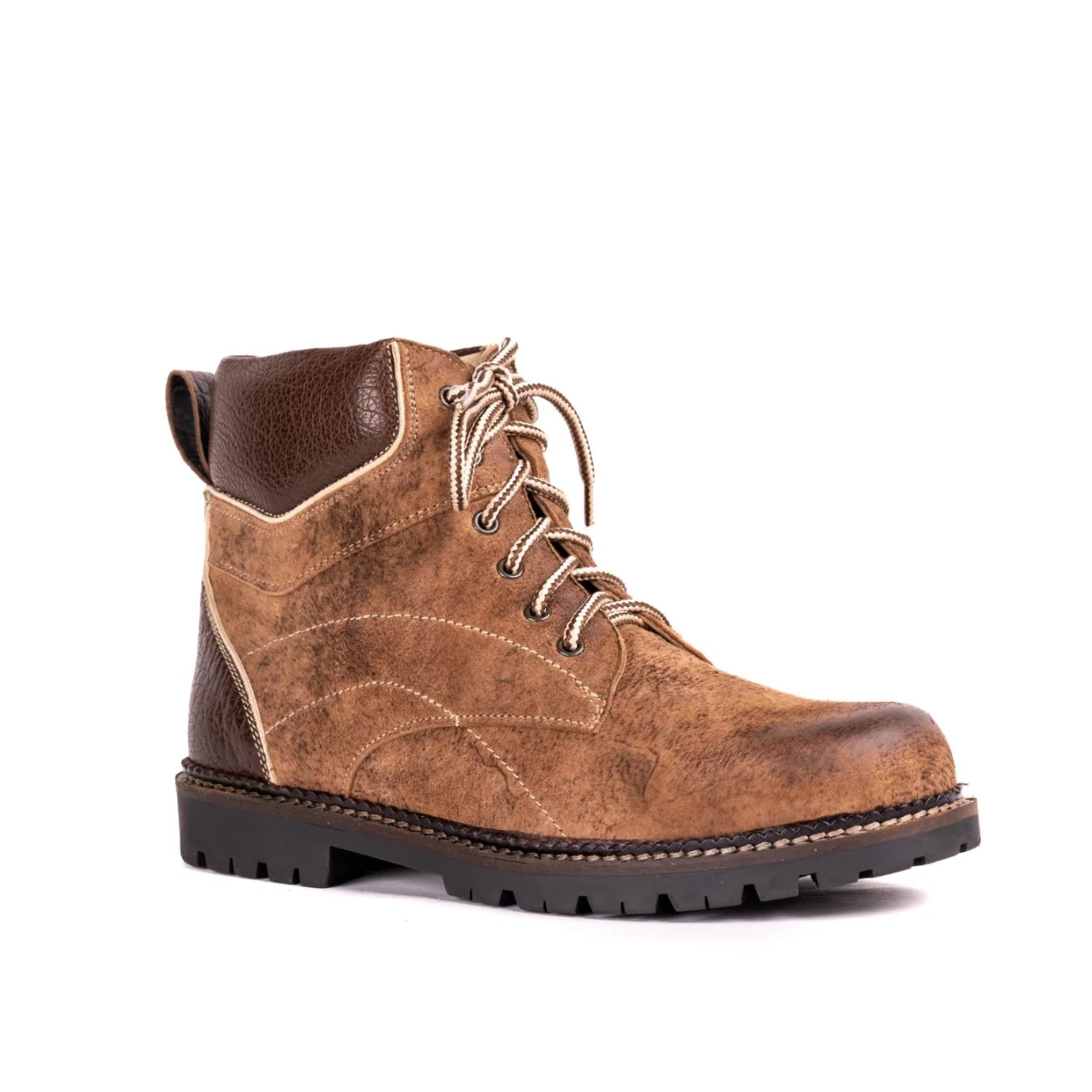 Men's lace-up Leather Ankle Boots