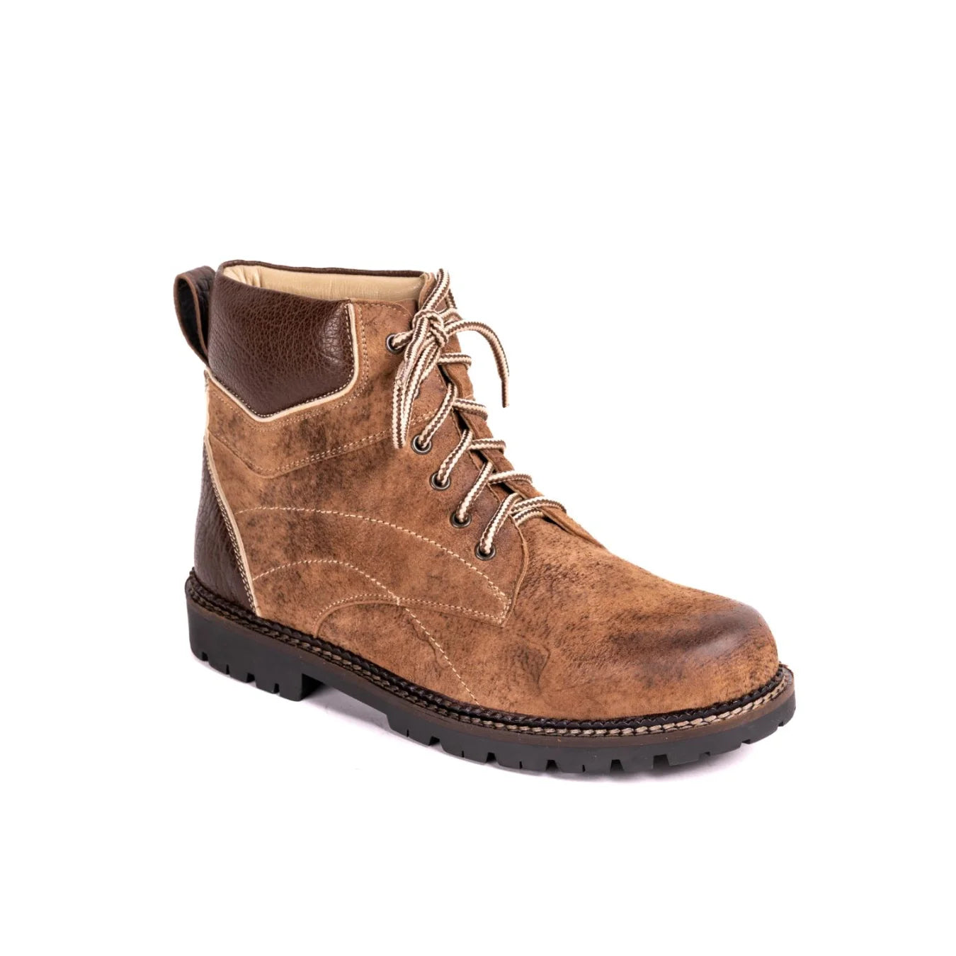 Men's lace-up Leather Ankle Boots