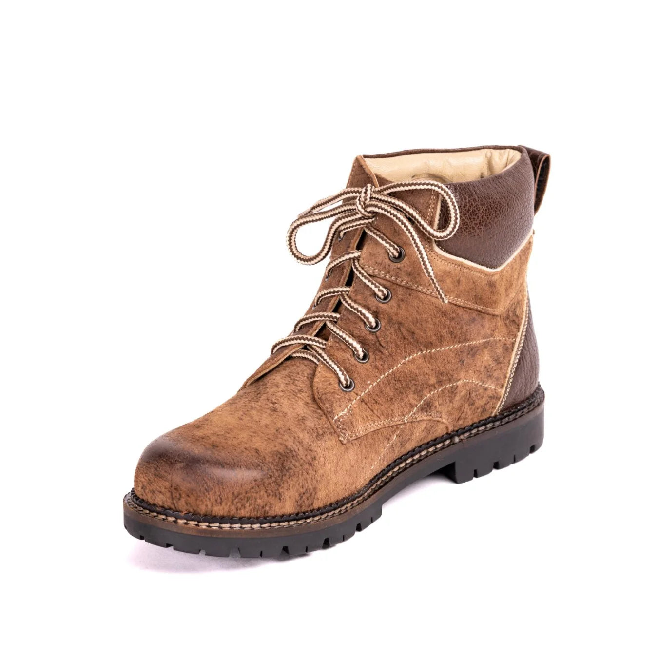 Men's lace-up Leather Ankle Boots