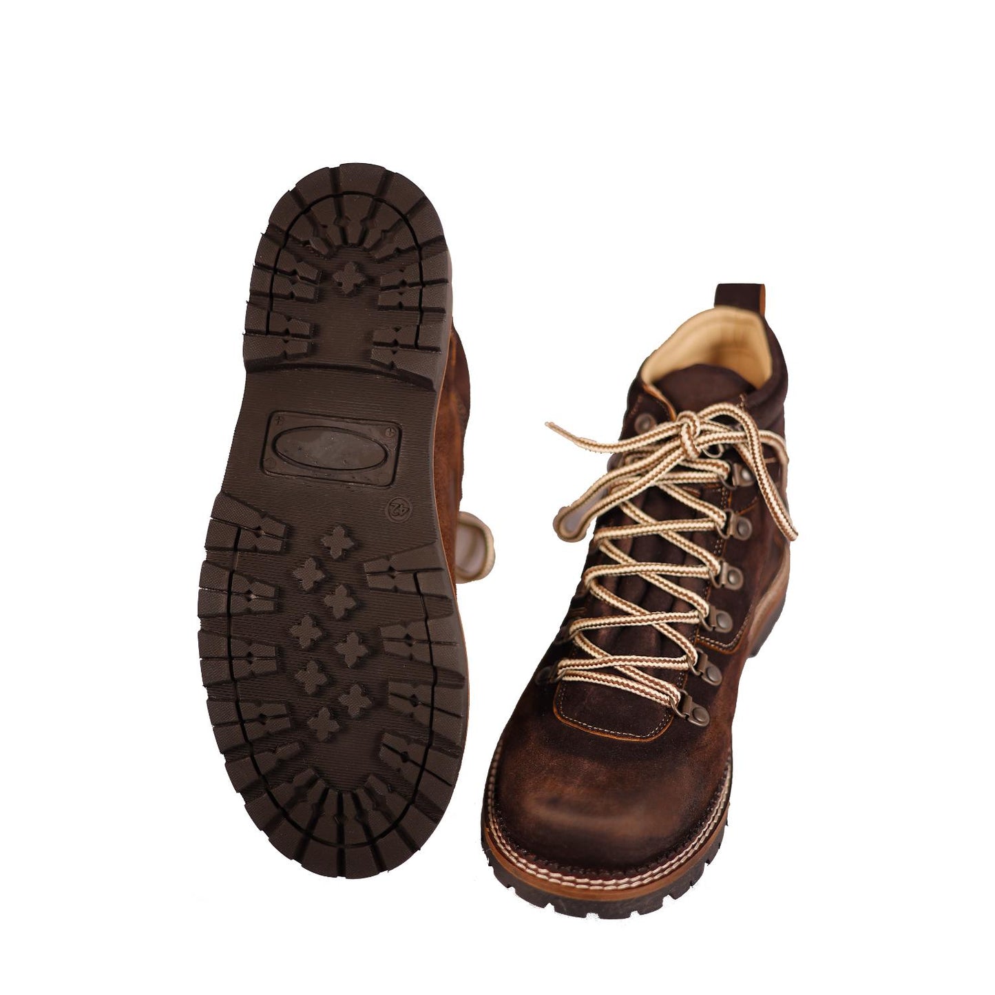 Classic Genuine Leather Boot in Brown Colour