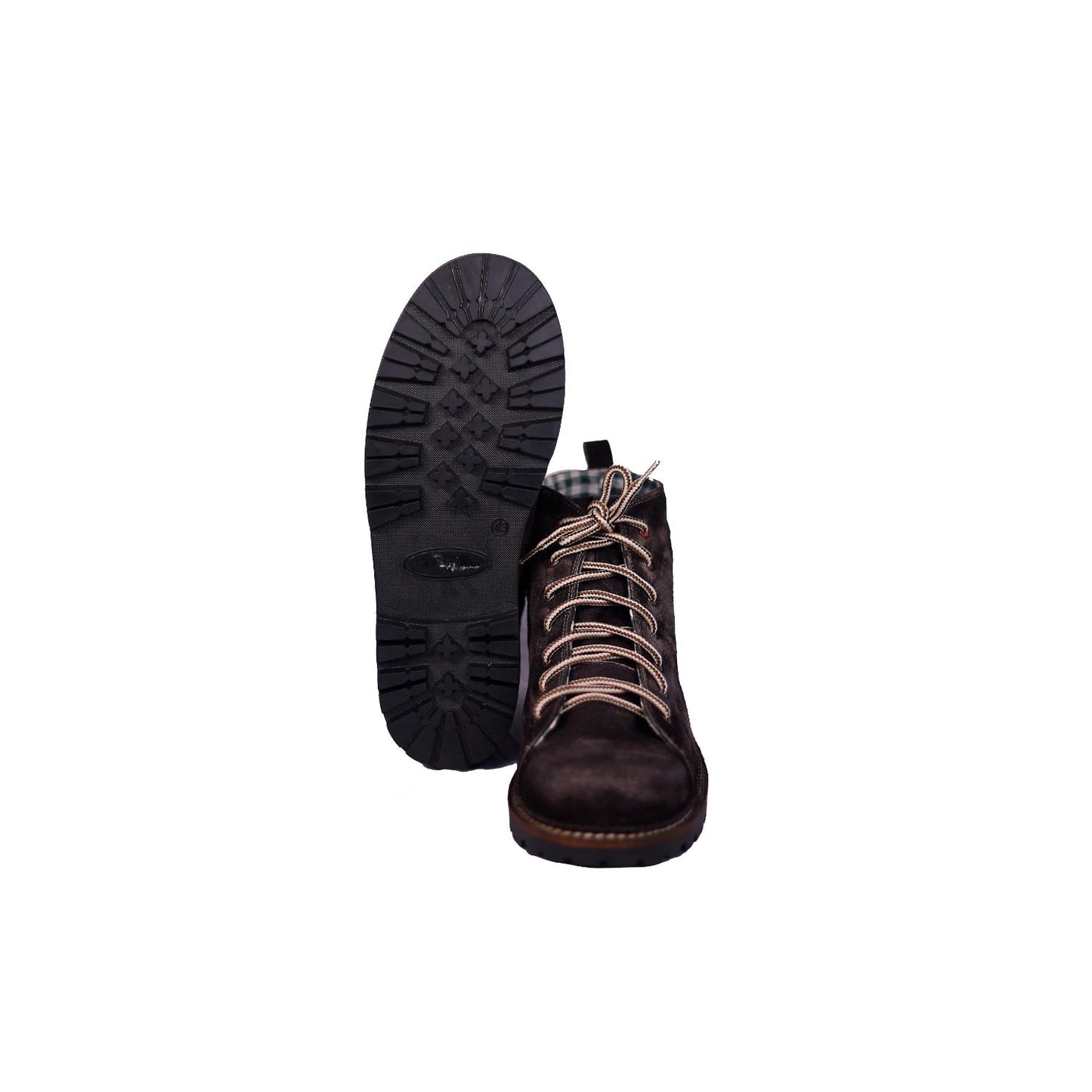 Rugged Dark Brown Boots in Leather