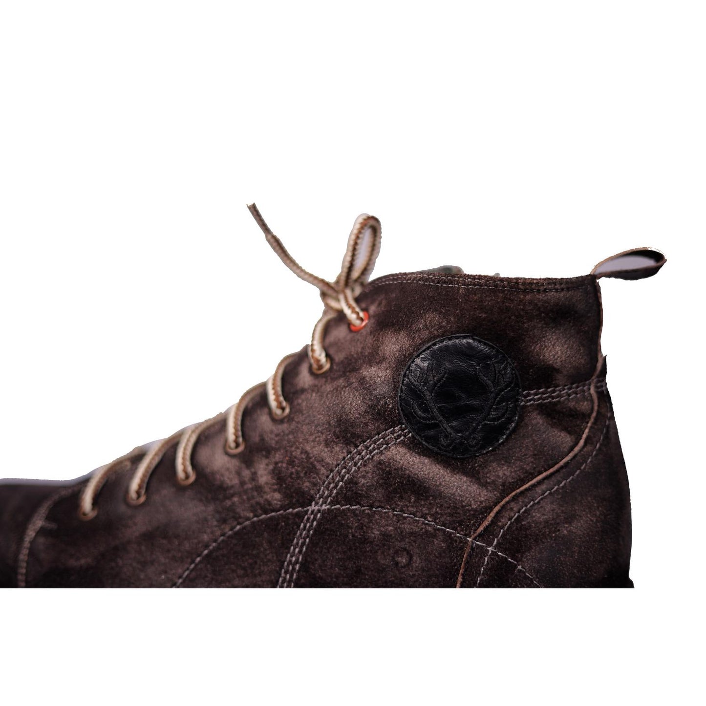 Rugged Dark Brown Boots in Leather