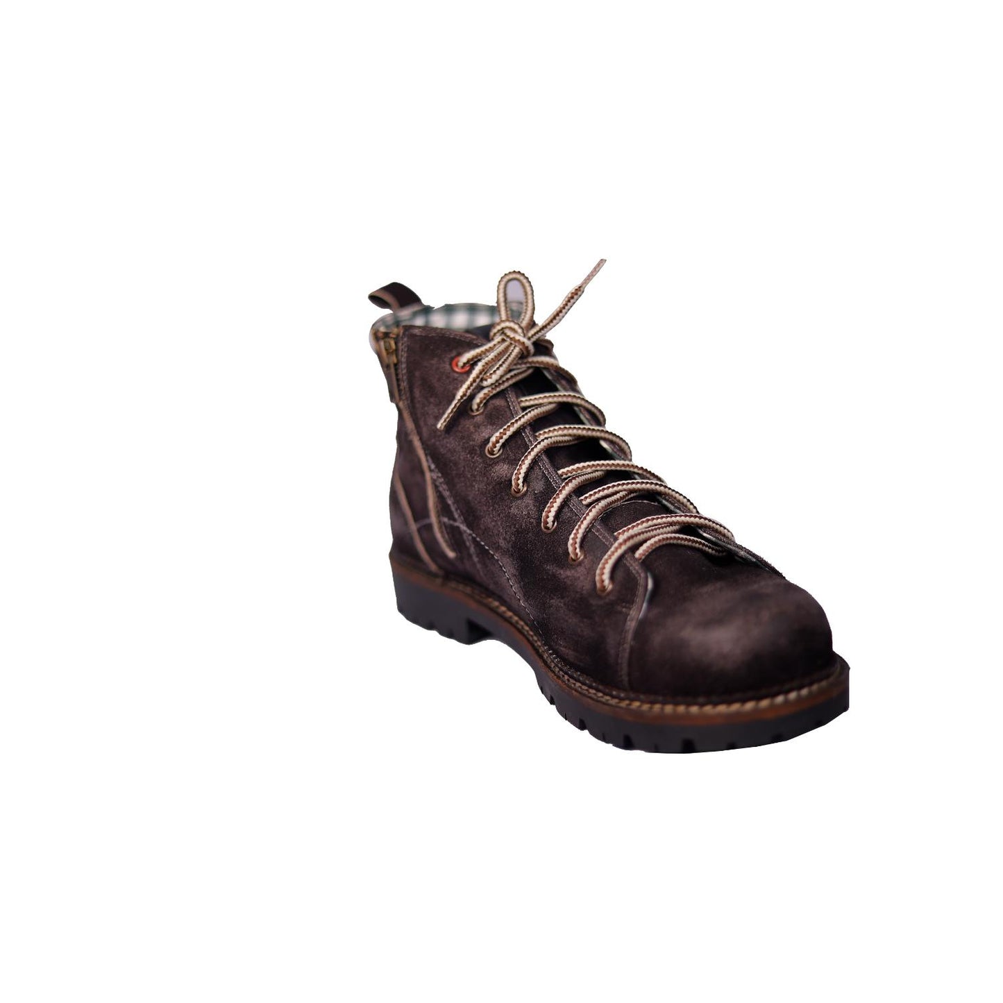 Rugged Dark Brown Boots in Leather