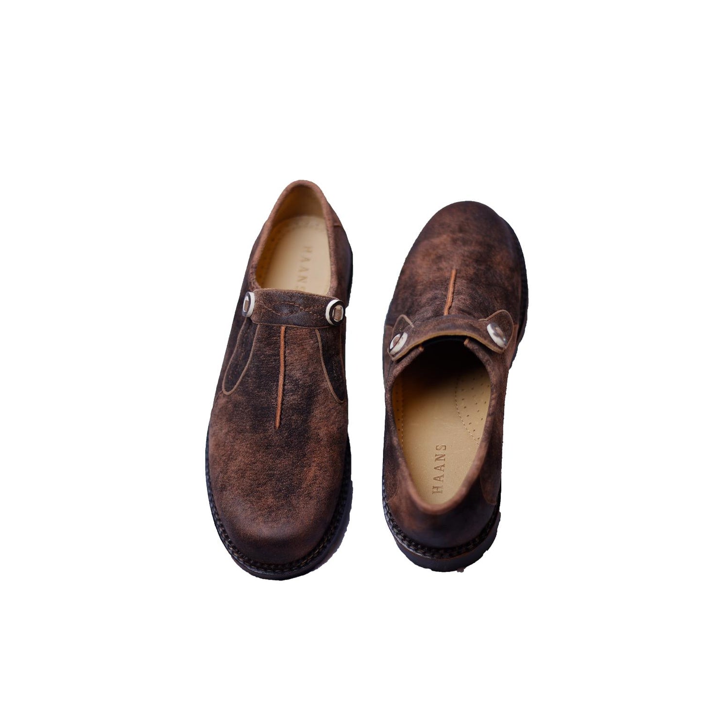 Premium Brown Leather Casual Sneakers