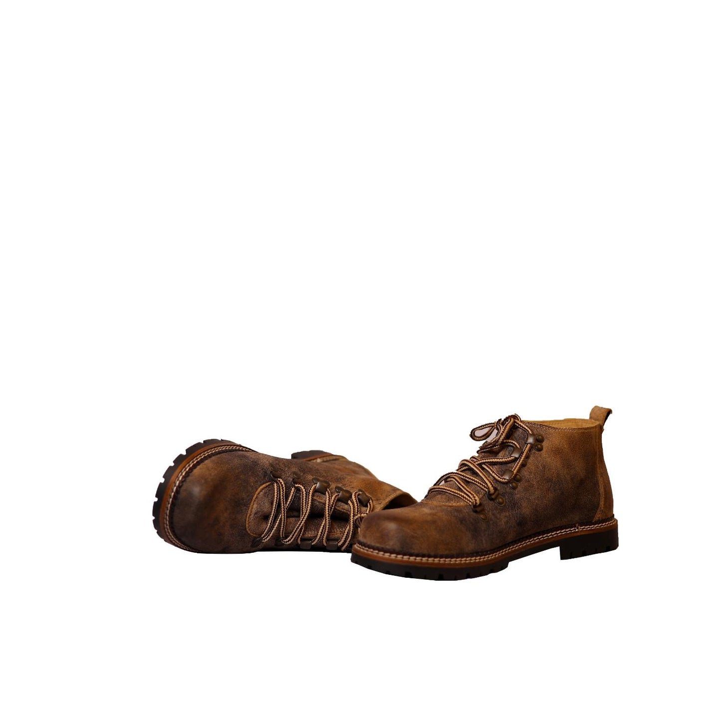 Pure Leather Boots in Classic Tan Brown Finish