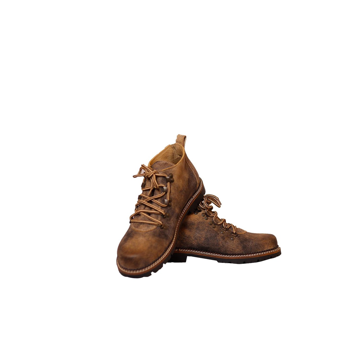 Pure Leather Boots in Classic Tan Brown Finish