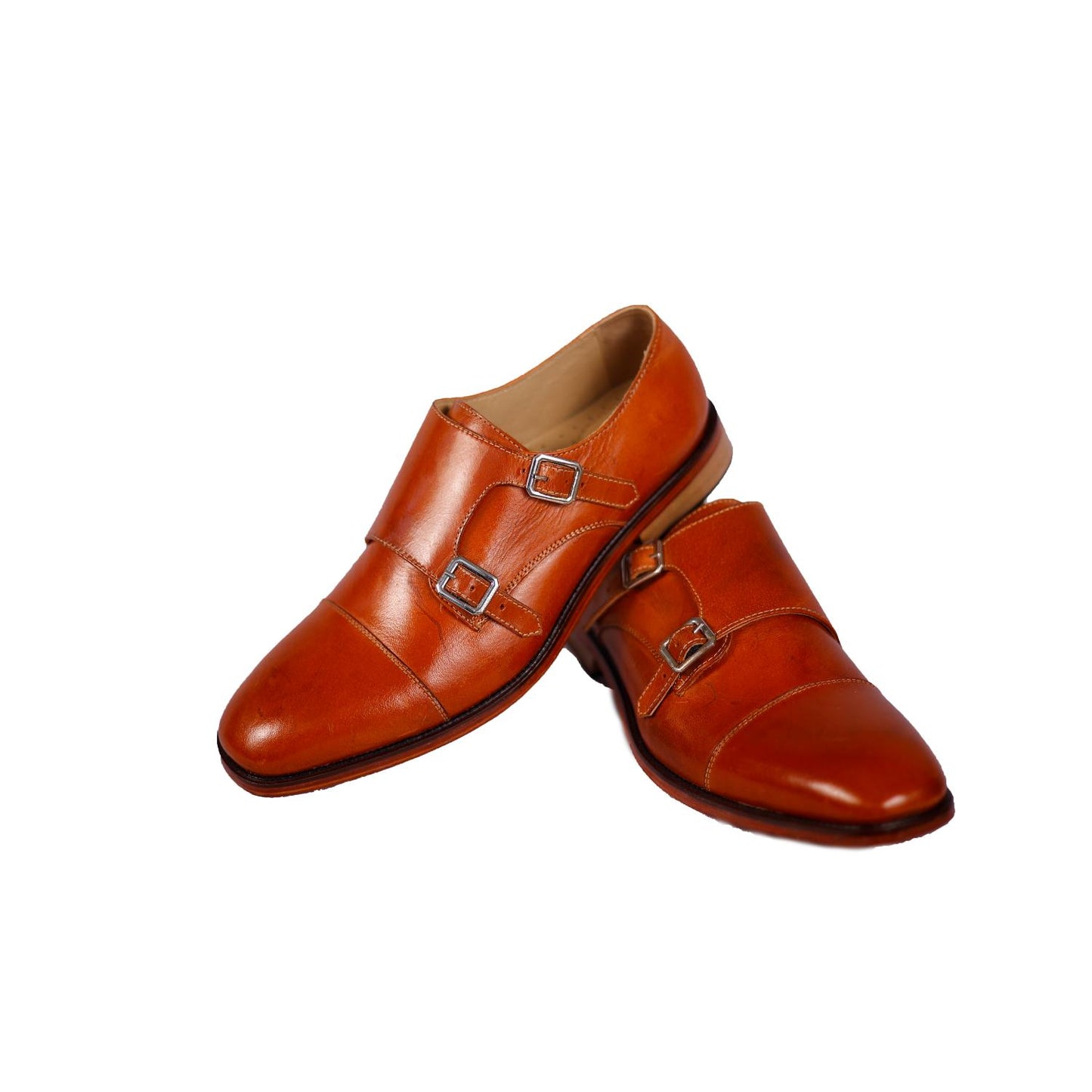 Formal Antik Rust Leather Dress Shoes for Men
