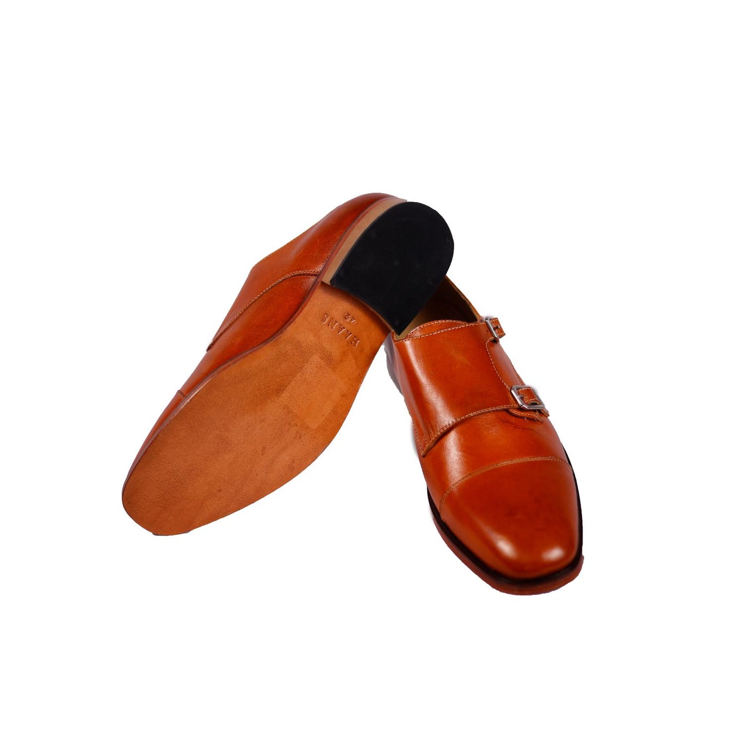 Formal Antik Rust Leather Dress Shoes for Men