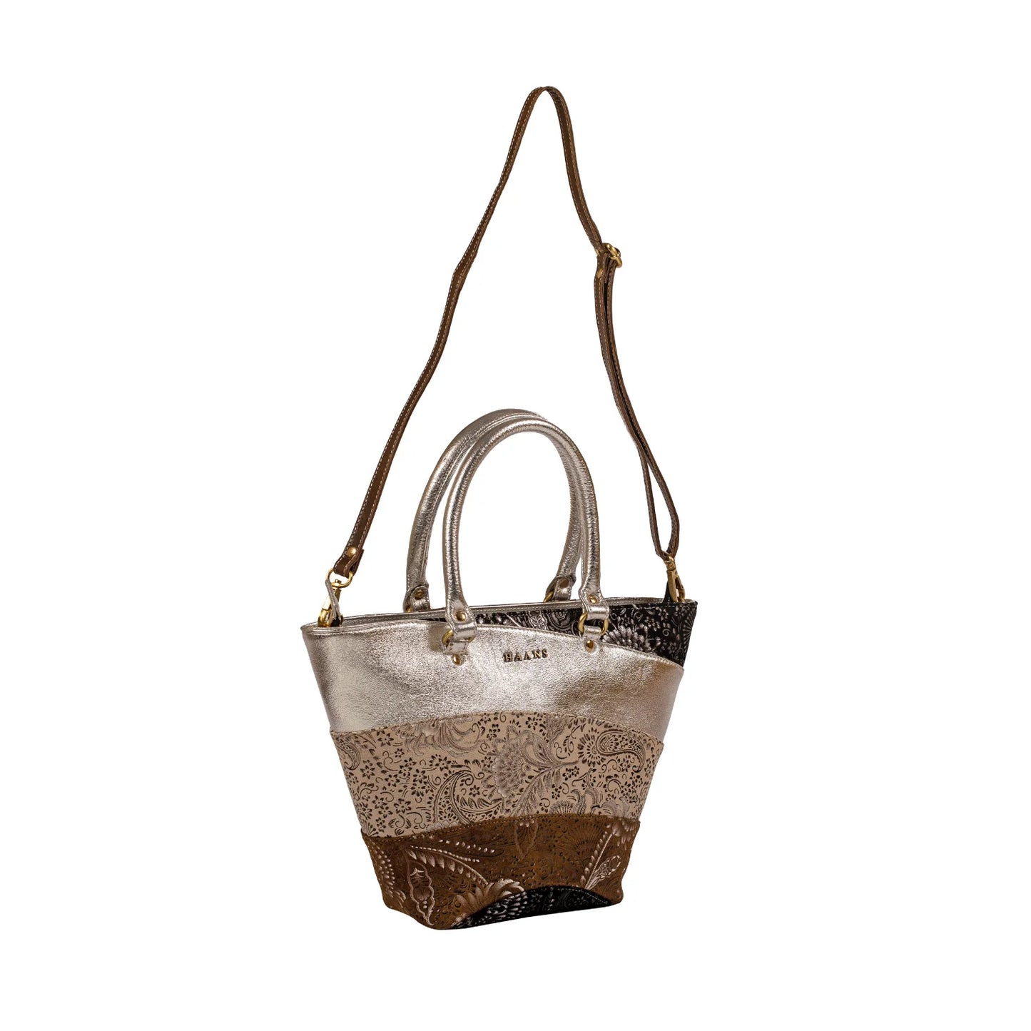 Helena Shoulder Bag (OLIVE - SILVER - BLACK -BROWN - BRIGHT WHITE)