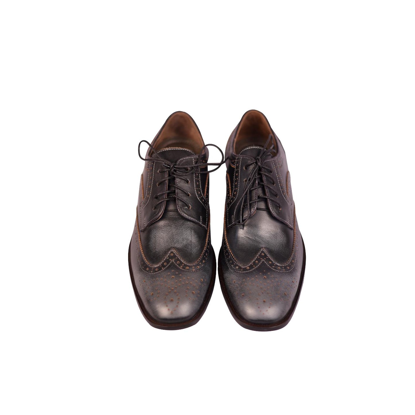 Elegant Black Leather Dress Shoes for Men