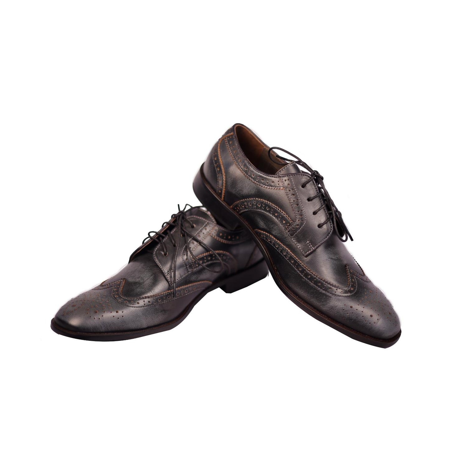 Elegant Black Leather Dress Shoes for Men