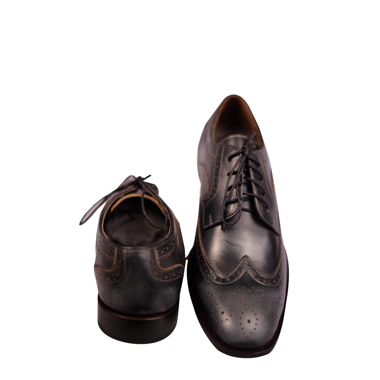Elegant Black Leather Dress Shoes for Men