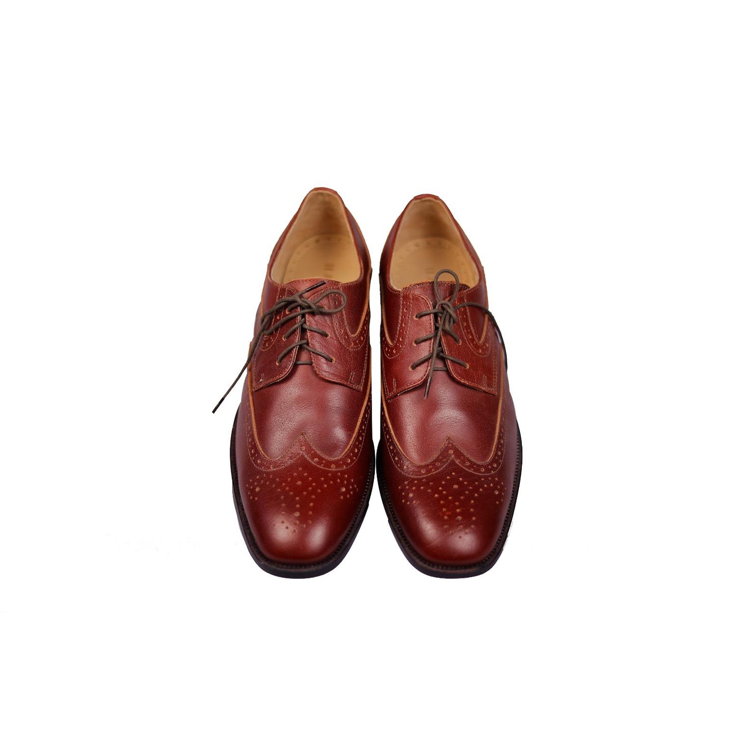 Genuine Leather Cherry Brown Formal Shoes