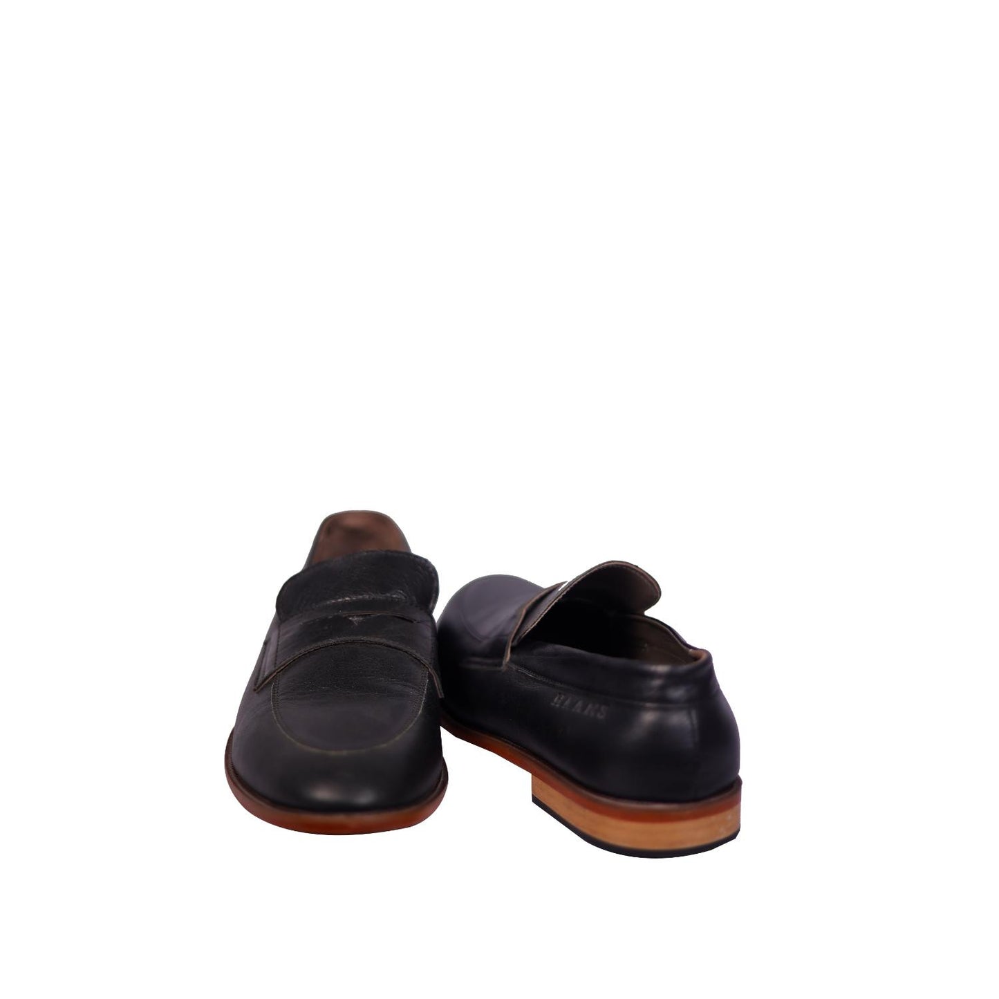 Premium Black Leather Dress Shoes for Men