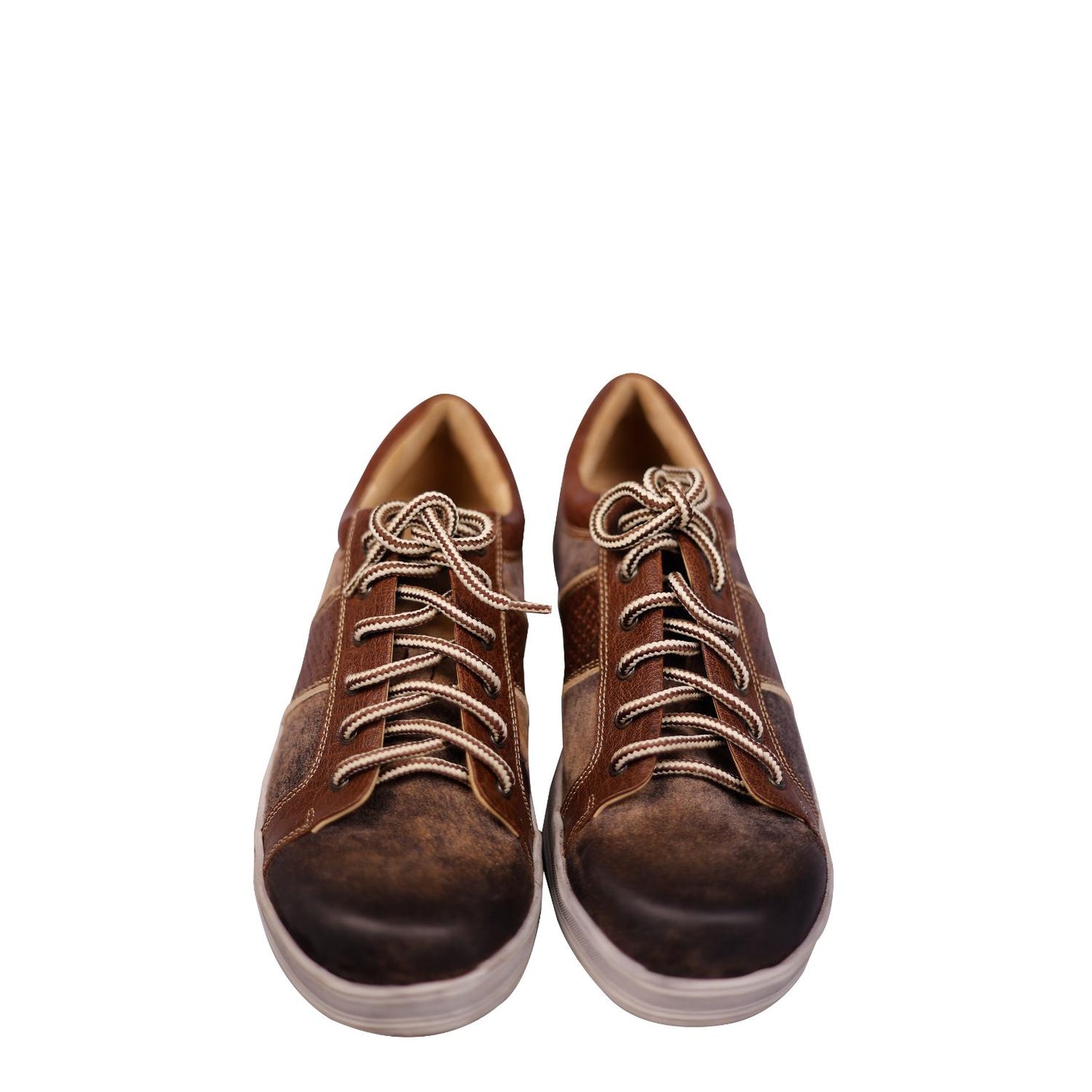 Sophisticated Brown Leather Lace Up Shoes