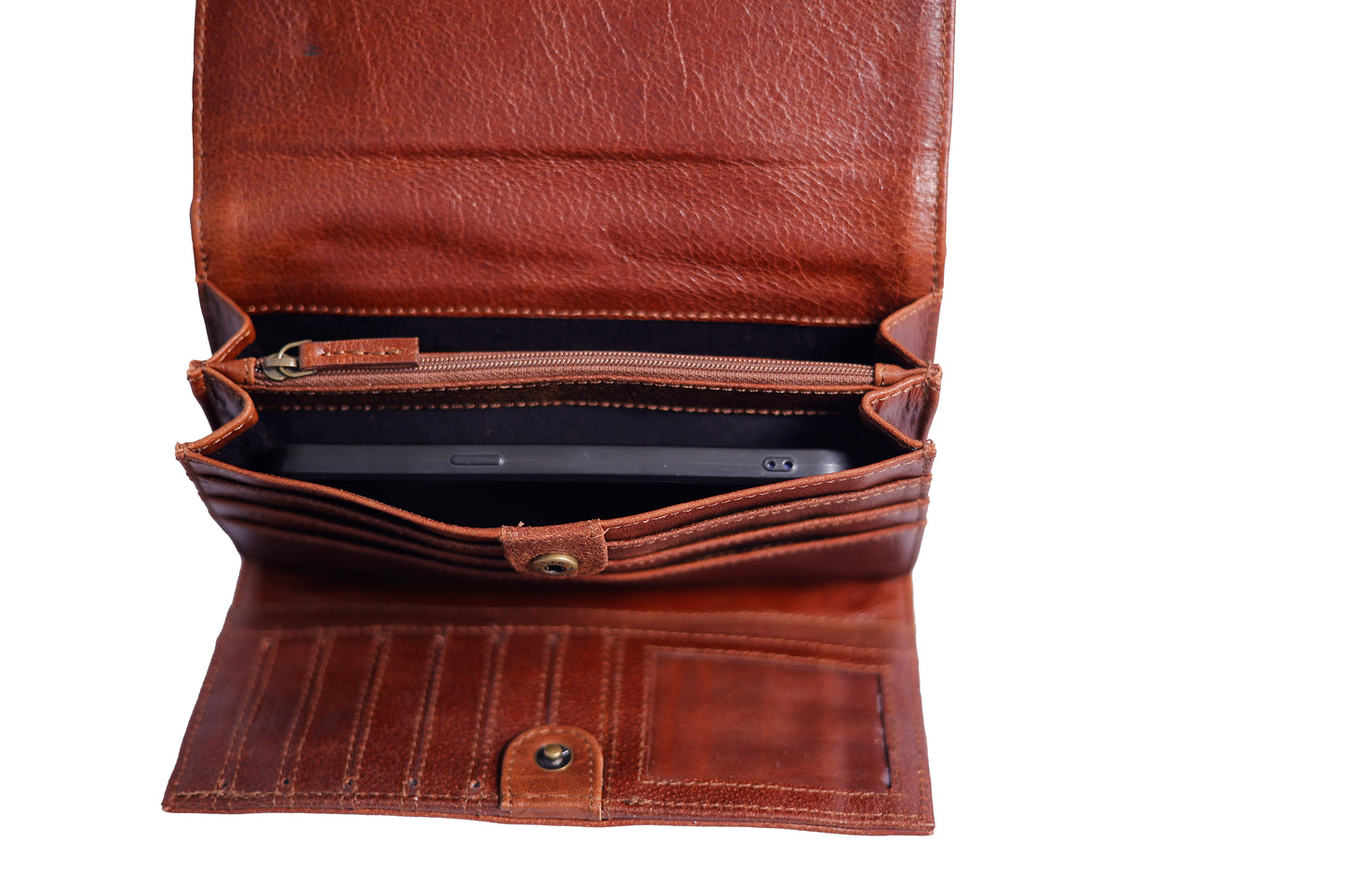 Saddle clutch Dusky Brown