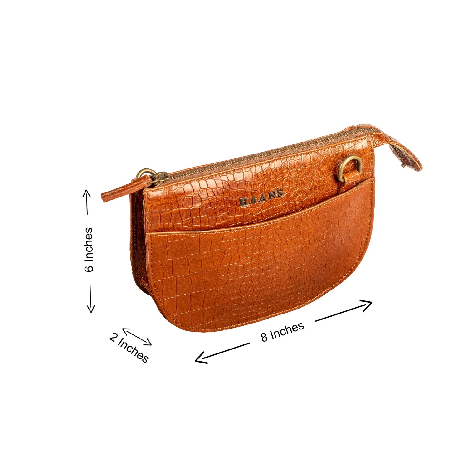 Schnell Bag Cognac – Genuine Buff Leather Buy Now – HAANS